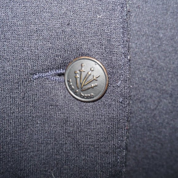 Rag & Bone Navy Wool Blazer jacket 4 - Picture 3 of 11